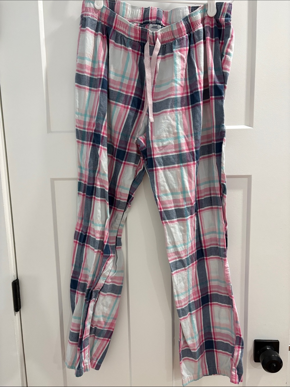 Amazon Essentials Plaid Lounge Pajama Pants in Pink, Light Blue & Navy